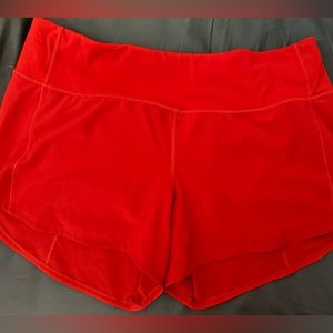 Lululemon speed up 4” shorts